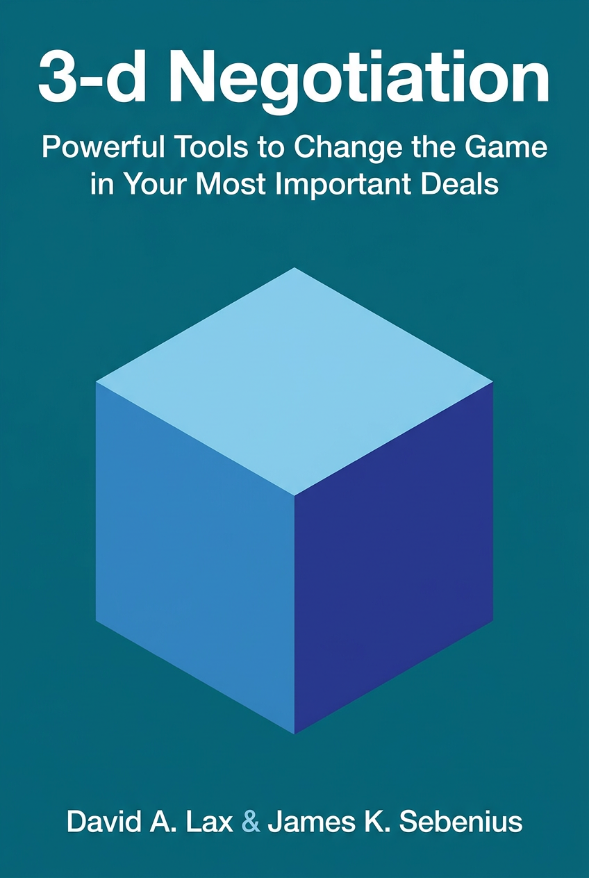 3-d Negotiation book cover