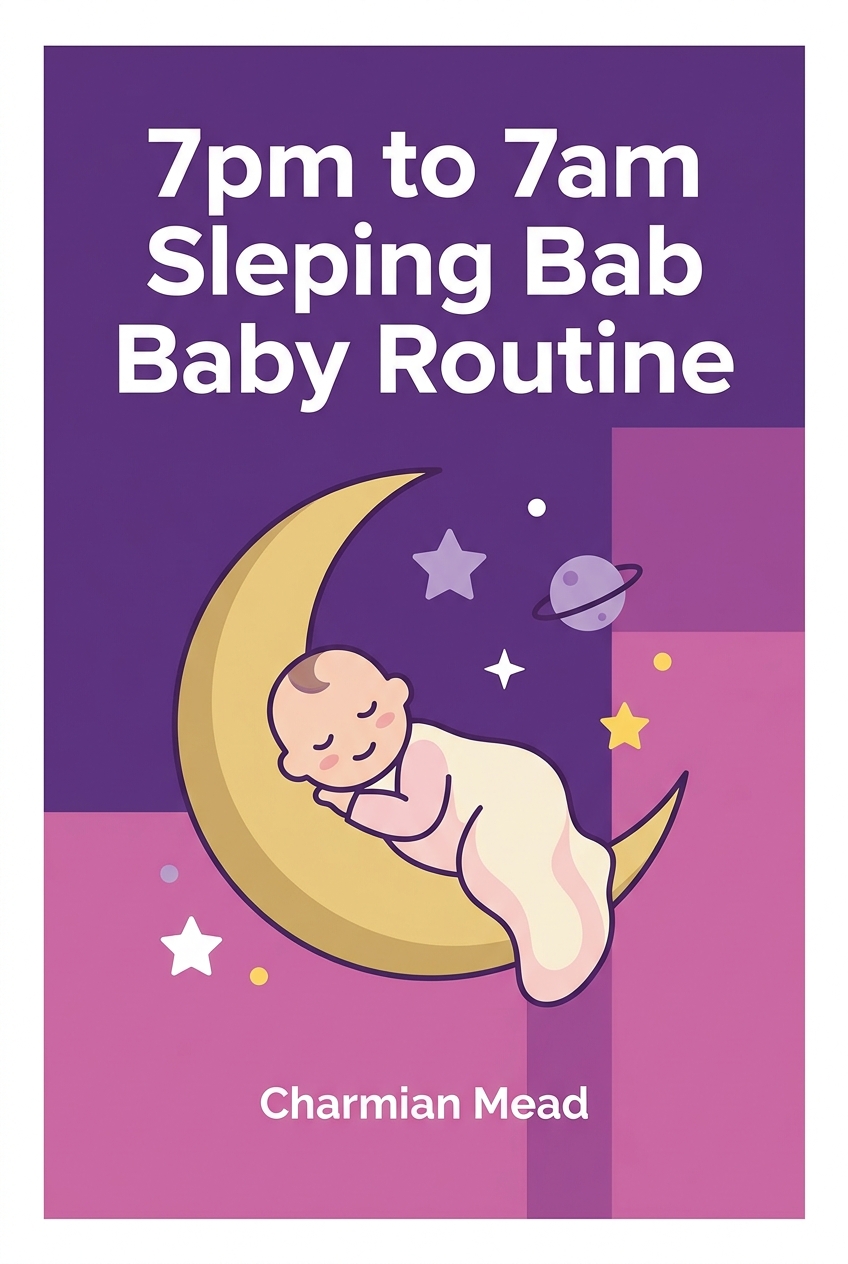 7pm to 7am Sleeping Baby Routine cover