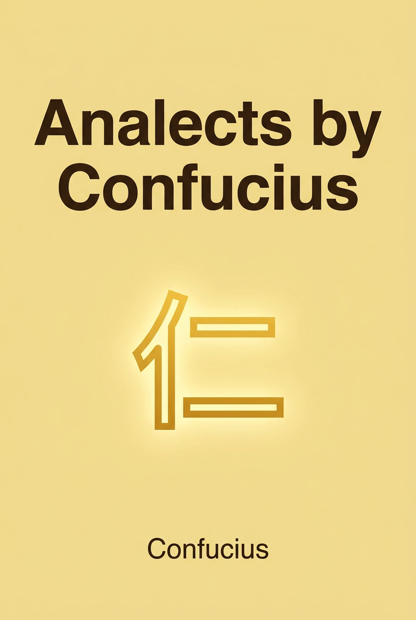 Analects by Confucius cover
