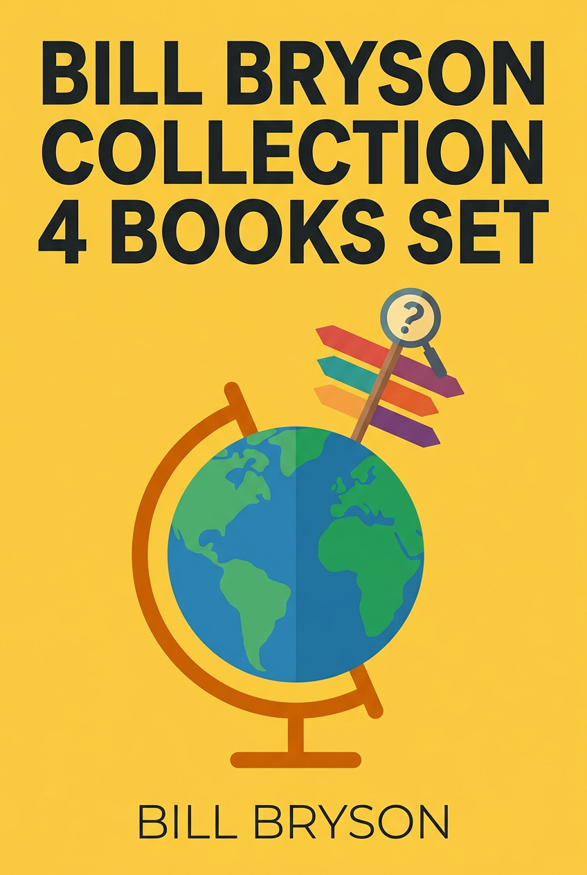 Bill Bryson Collection 4 Books Set book cover