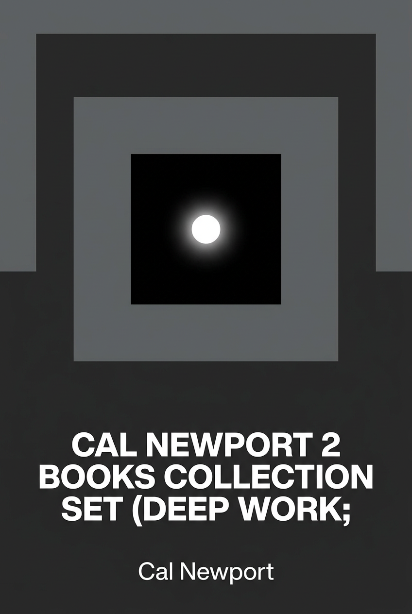Cal Newport 2 Books Collection Set (Deep Work cover
