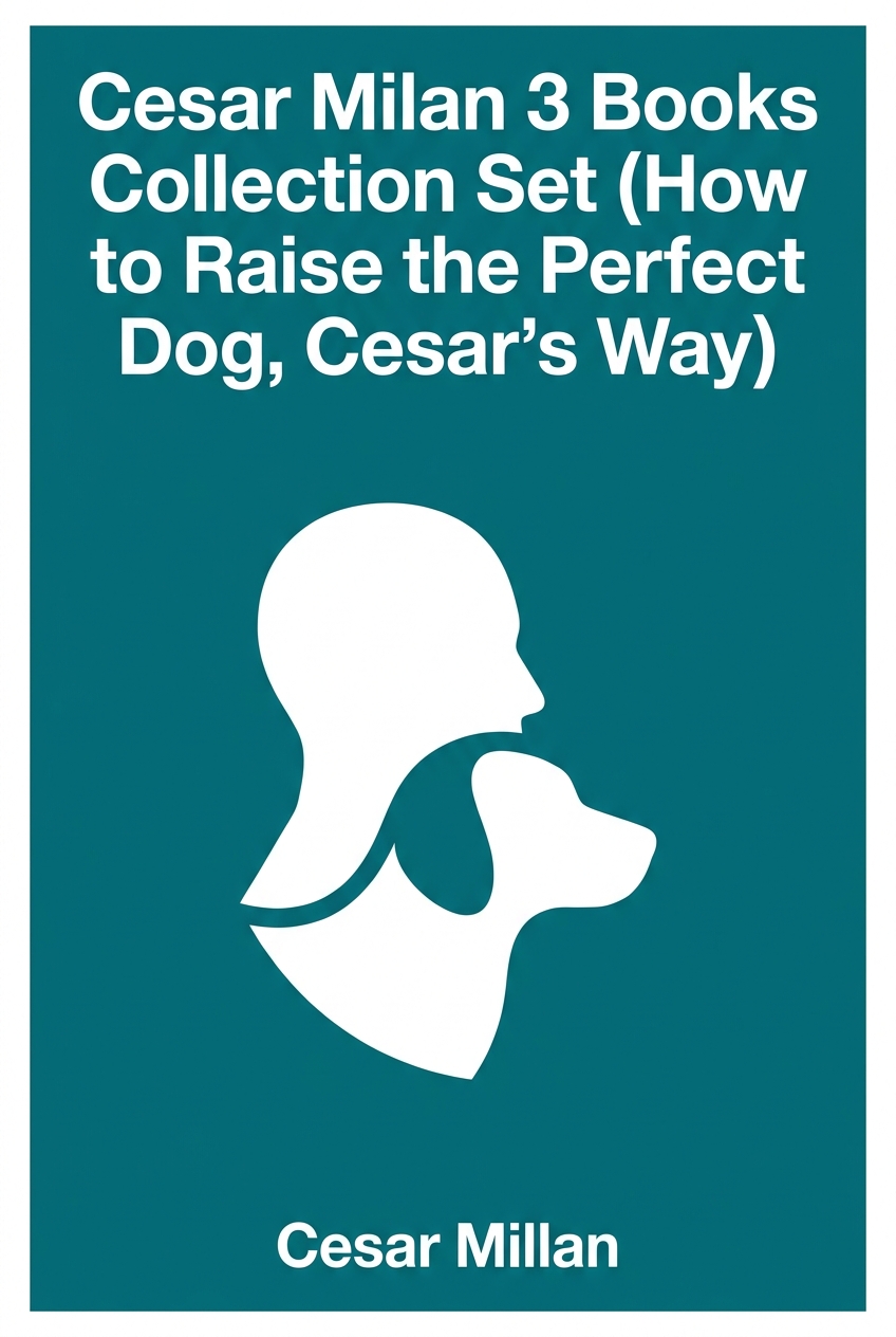 Cesar Milan 3 Books Collection Set (How to Raise the Perfect Dog, Cesar's Way cover