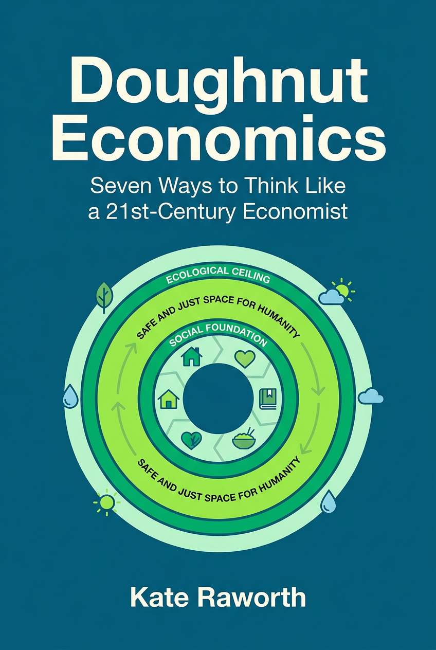 Doughnut Economics book cover
