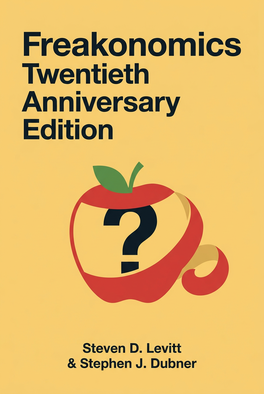 Freakonomics Twentieth Anniversary Edition book cover