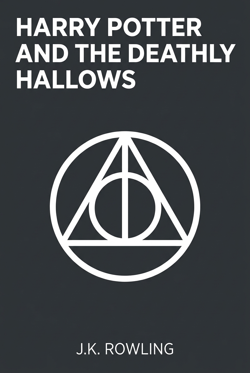 Harry Potter and the Deathly Hallows book cover