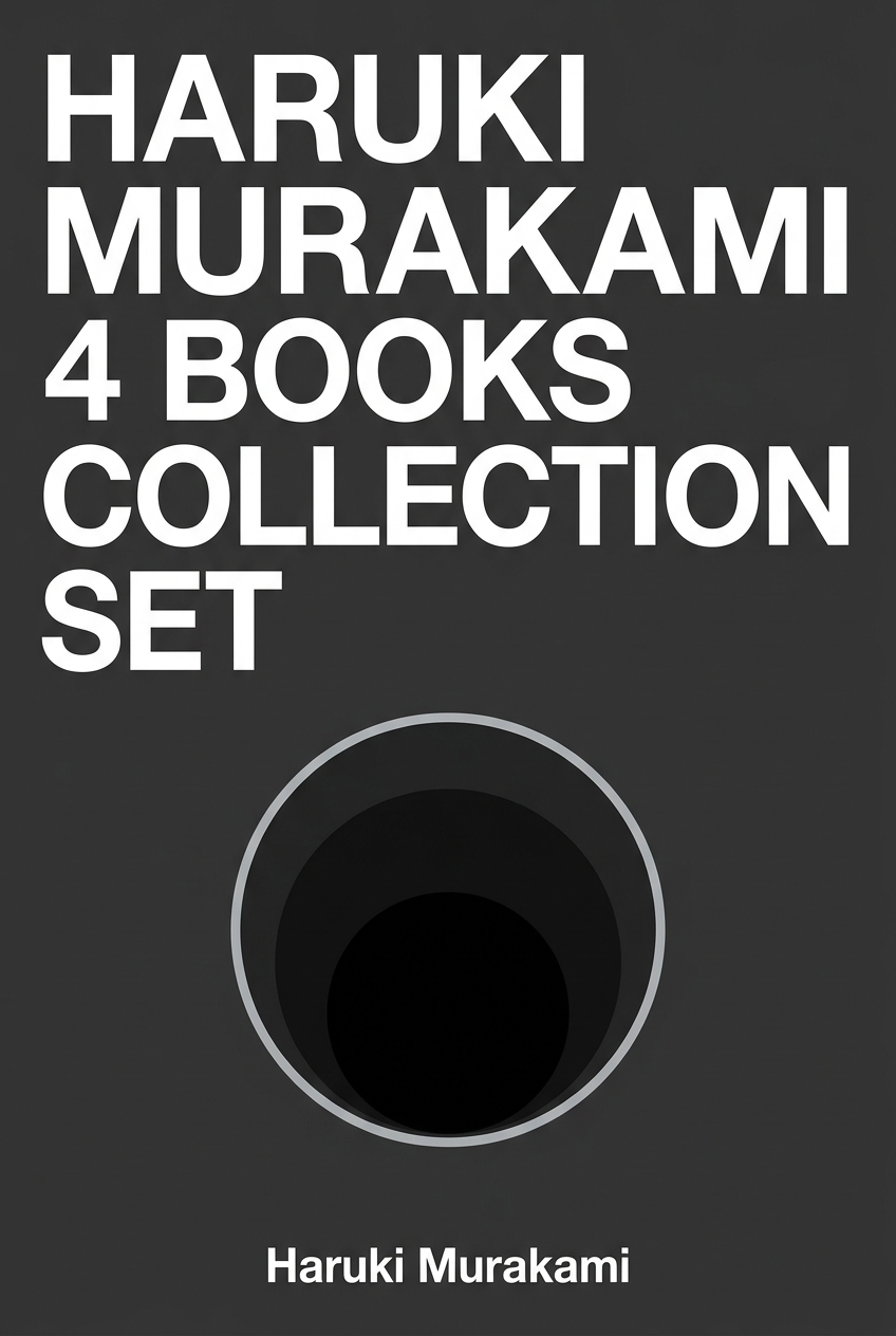Haruki Murakami 4 Books Collection Set book cover