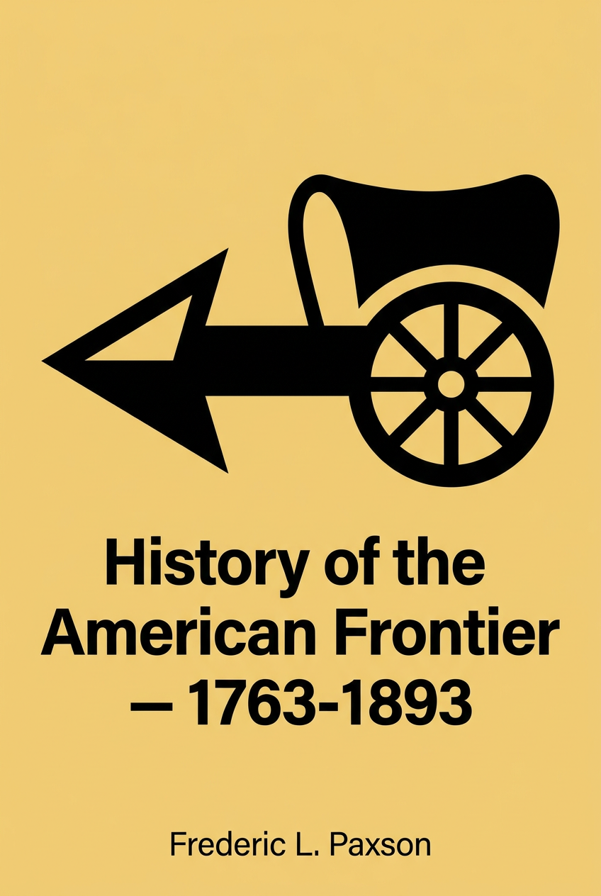 History of the American Frontier - 1763-1893 cover