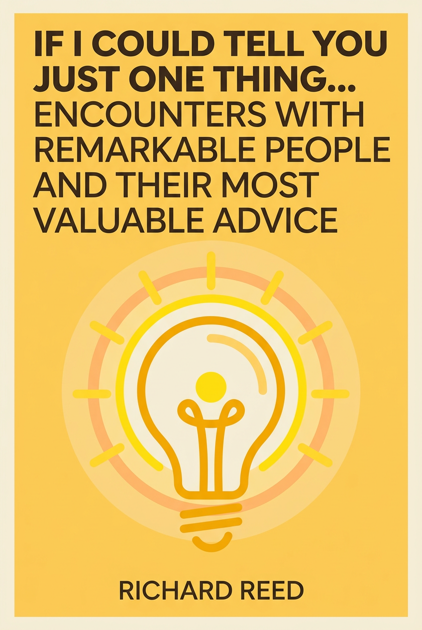 If I Could Tell You Just One Thing... Encounters with Remarkable People and Their Most Valuable Advice cover