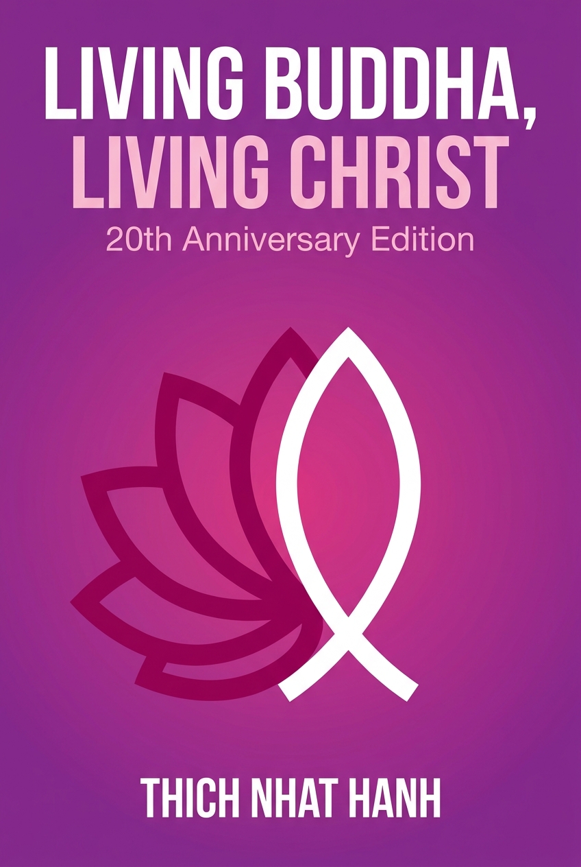 Living Buddha, Living Christ cover