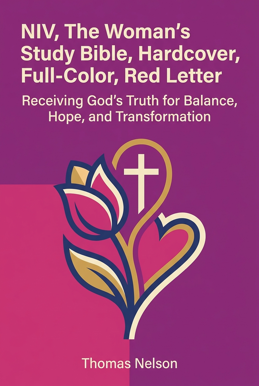 NIV, The Woman's Study Bible, Hardcover, Full-Color, Red Letter cover