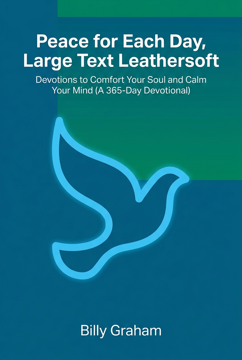 Peace for Each Day, Large Text Leathersoft cover