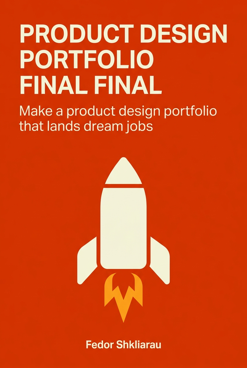 Product Design Portfolio Final Final cover
