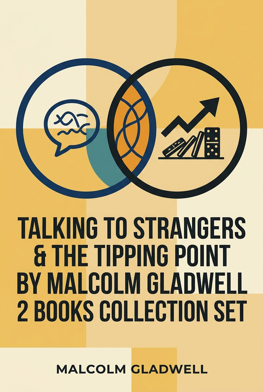 Talking to Strangers & The Tipping Point By Malcolm Gladwell 2 Books Collection Set cover