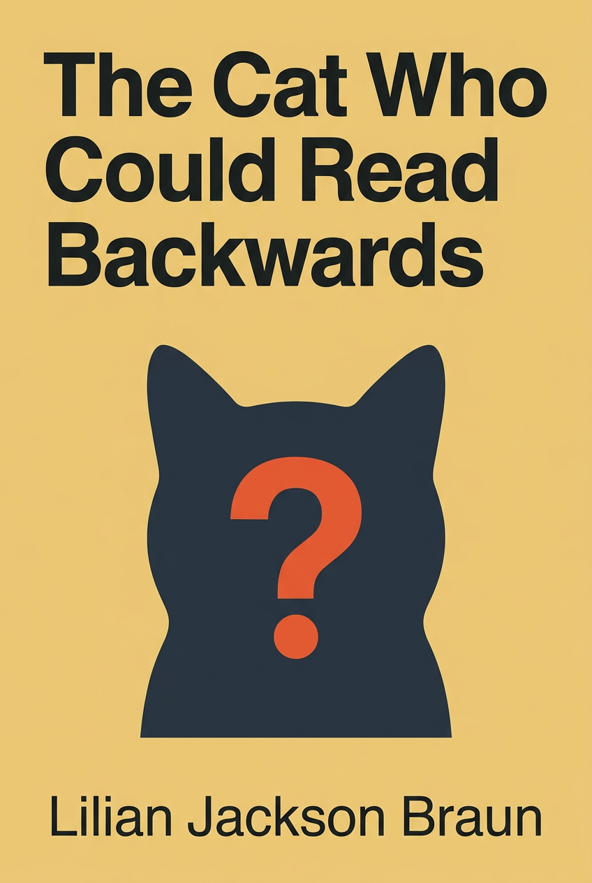 The Cat Who Could Read Backwards cover