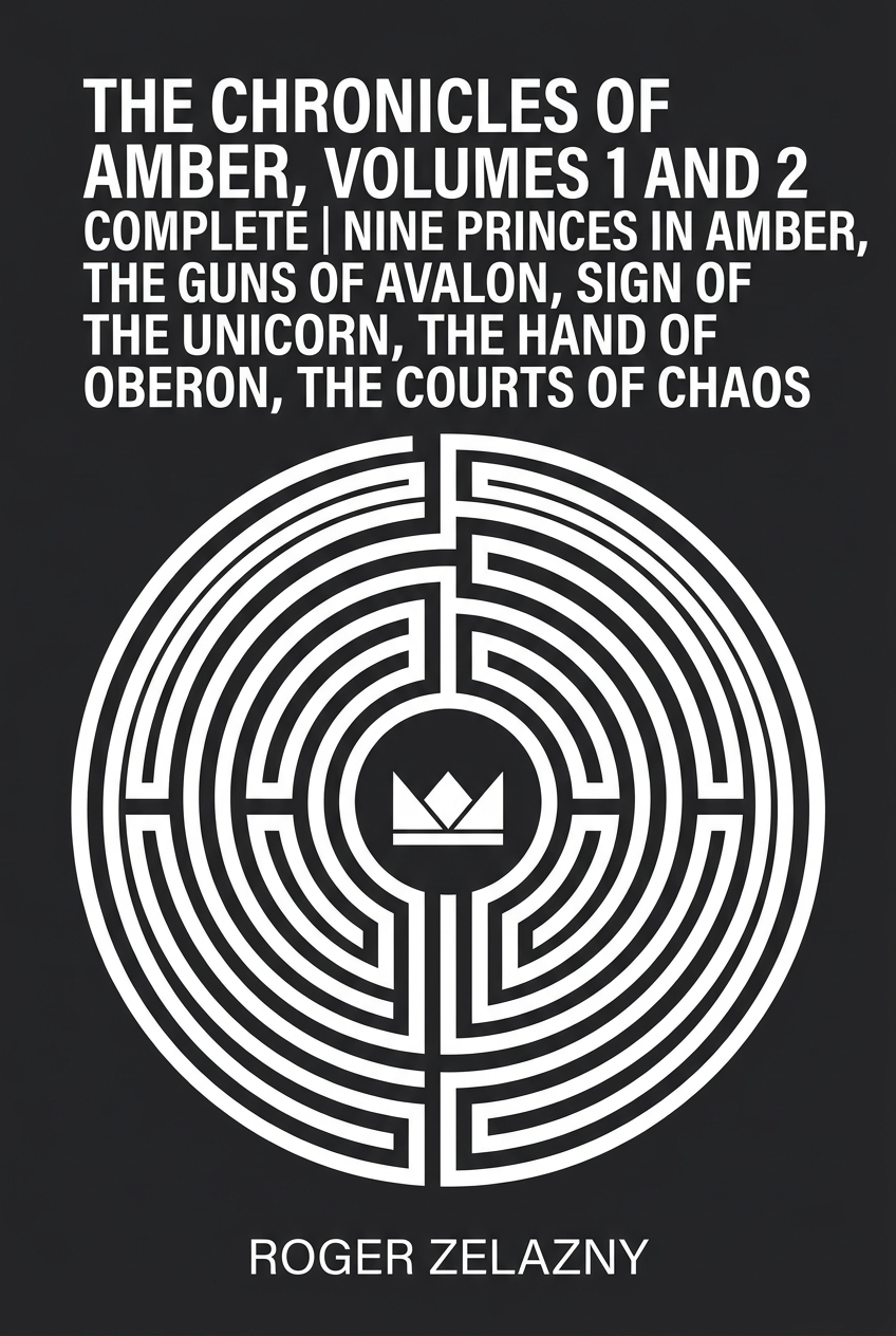 The Chronicles of Amber, Volumes 1 and 2 Complete | Nine Princes in Amber, The Guns of Avalon, Sign of the Unicorn, The Hand of Oberon, The Courts of Chaos cover