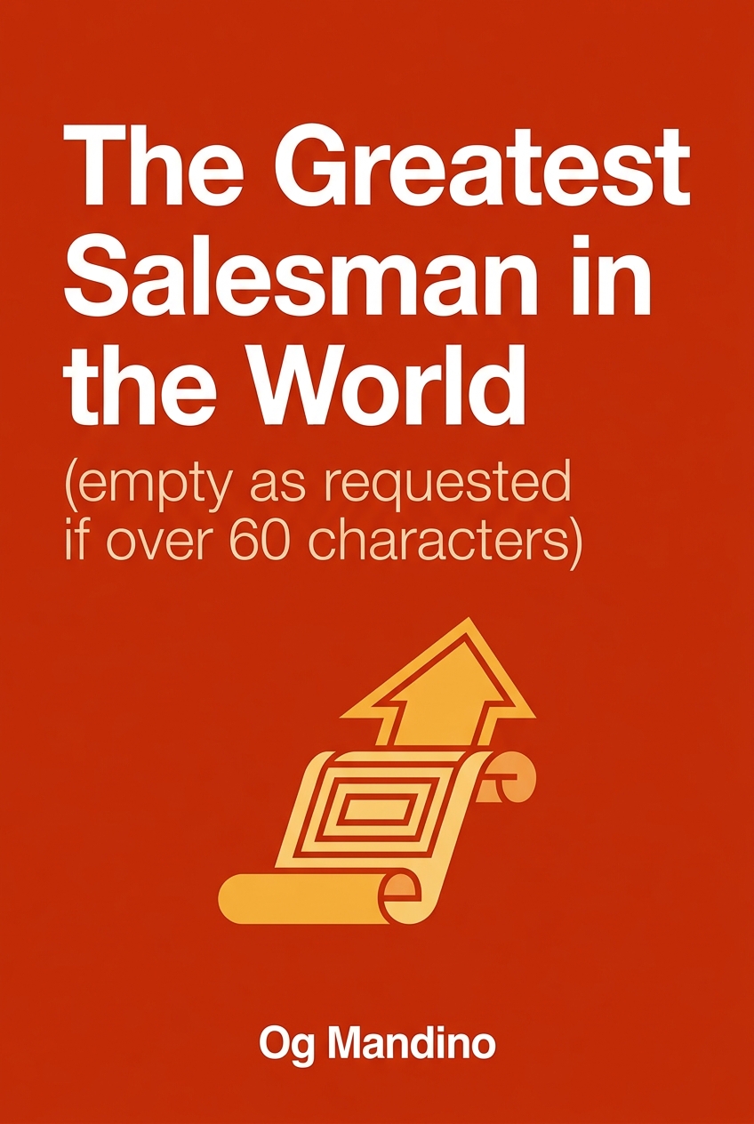 The Greatest Salesman in the World cover