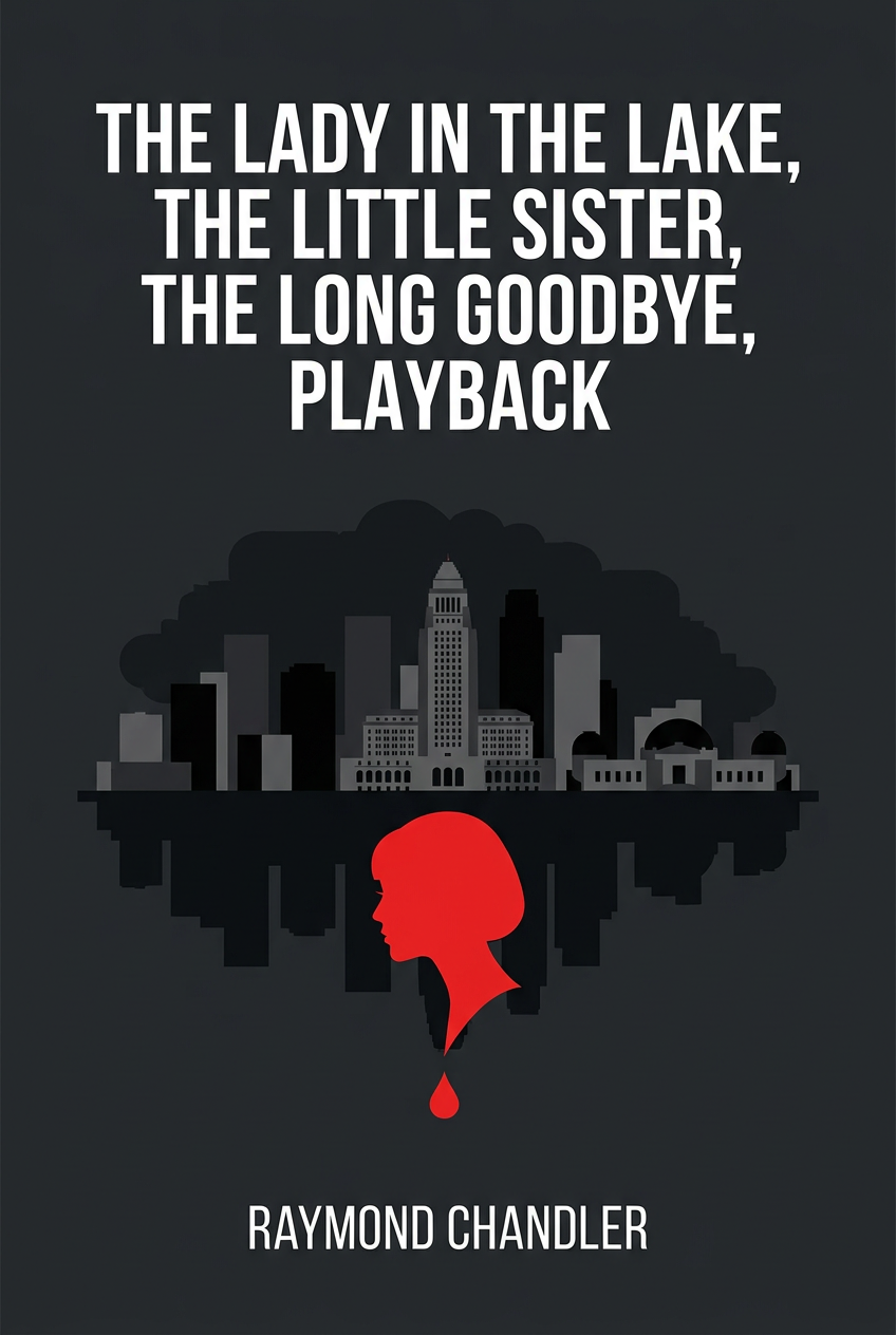 The Lady in the Lake, The Little Sister, The Long Goodbye, Playback book cover