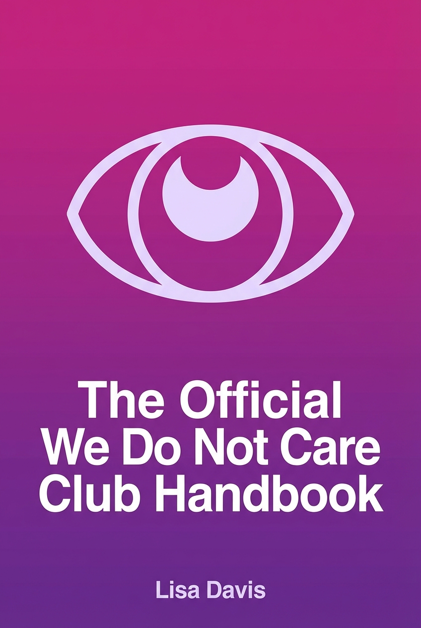 The Official We Do Not Care Club Handbook cover