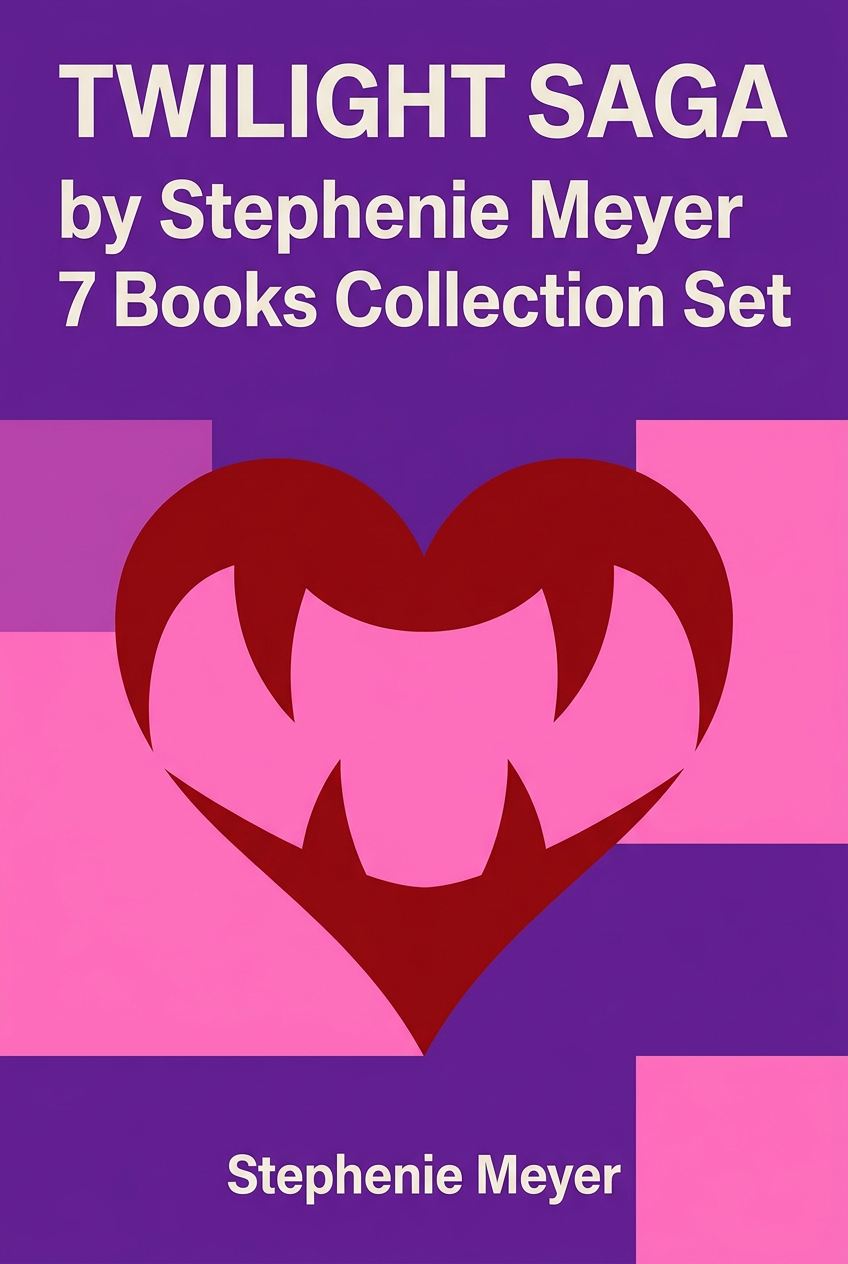 Twilight Saga by Stephenie Meyer 7 Books Collection Set book cover